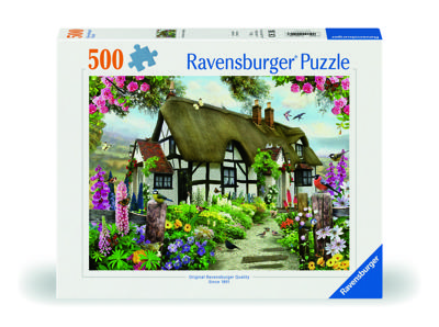 Ravensburger puzzel idyllische cottage 500 stukjes