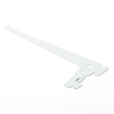 Element drager enkel - wit - 20 cm - 2-haaks