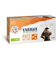 YARRAH ORGANIC HOND MULTIPACK PATE KALKOEN / KIP / RUND 6X150 GR - thumbnail