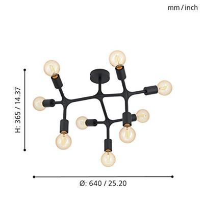 Eglo Slaapkamer plafondlampBocadella 1 spider - 98318