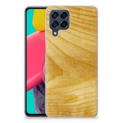 Samsung Galaxy M53 | Bumper Hoesje | Licht Hout Samsung Galaxy M53 | Bumper Hoesje | Licht Hout