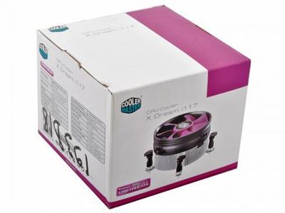Cooler Master X Dream i117 Processor Koeler 9,5 cm Aluminium, Violet