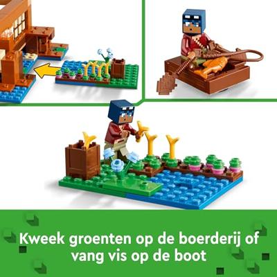 LEGO minecraft 21256 het kikkerhuis LEGO minecraft 21256 het kikkerhuis