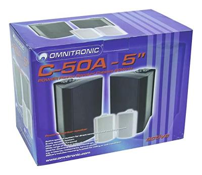 Omnitronic C-50A Actieve studio monitor 13 cm 5 inch 50 W 1 paar Omnitronic C-50A Actieve studio monitor 13 cm 5 inch 50 W 1 paar