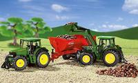 Siku 3652 tractor john deere met voorlader 1:32 - thumbnail