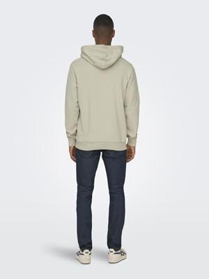 Herenhoodie Only & Sons ceres ie Silver Lining Maat M