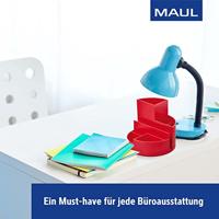 MAUL bureauorganizer pennenbak Roundbox Ø14x12.5cm, 7-vaks, 85% gerecycled kunststof rood - thumbnail