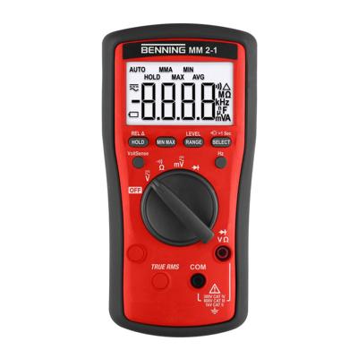 Benning MM 2-1 Multimeter Digitaal CAT III 600 V, CAT IV 300 V Weergave (counts): 6000