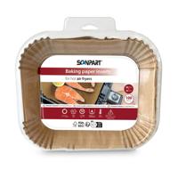 Scanpart Airfryer Bakpapier 20x15 cm 100 Stuks - thumbnail