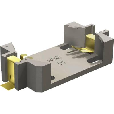 Keystone Electronics 1052 Knoopcelhouder 1x CR2450 Horizontaal, Oppervlakte montage SMD (l x b x h) 36.41 x 16 x 7.47 mm Keystone Electronics 1052 Knoopcelhouder 1x CR2450 Horizontaal, Oppervlakte montage SMD (l x b x h) 36.41 x 16 x 7.47 mm