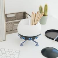 Dragon Ball Z Pencil Holder Spaceship Capsule Corp - thumbnail