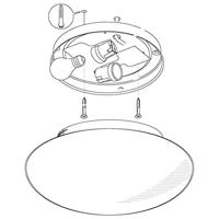 Eglo PlafondlampElla badkamer 35cm wit - 83404 - thumbnail