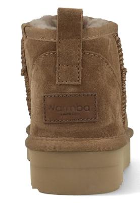 Warmbat Pantoffels Durack Plateau DRC371055 Mud Bruin-40 maat 40