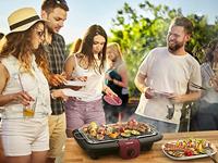 Tefal EasyGrill Adjust Red BG90E5 barbecue - thumbnail