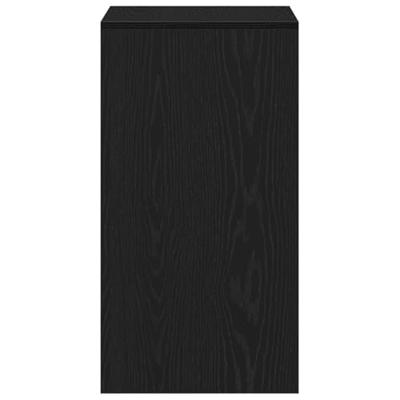 Kaptafel met lade Zwart eiken 60 x 40 x 75 cm Bewerkt hout Kaptafel met lade Zwart eiken 60 x 40 x 75 cm Bewerkt hout