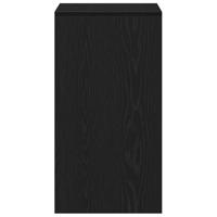 Kaptafel met lade Zwart eiken 60 x 40 x 75 cm Bewerkt hout - thumbnail