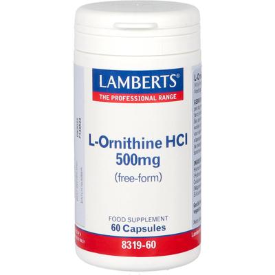 Lamberts L-ornithine 500mg Vegacapsules