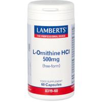 Lamberts L-ornithine 500mg Vegacapsules - thumbnail