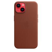 Apple leather case iPhone 14 Umber - thumbnail