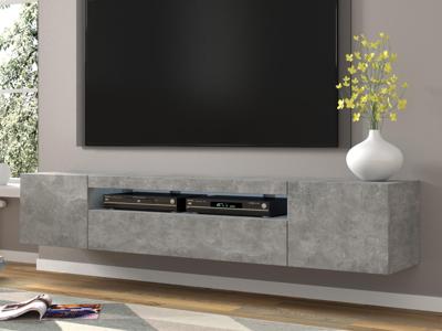 Tv-meubel AUREO 3 deuren 200 cm beton met led Tv-meubel AUREO 3 deuren 200 cm beton met led