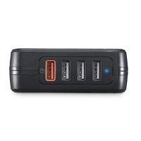 Hama USB-oplader 33.00 W 4x USB-A USB PD 3.0, Quick Charge 3.0, QC 4+ Zwart Binnen - thumbnail