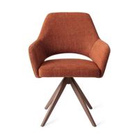 Jesper Home Yanai eetkamerstoel Tuscan Terra turn brown - thumbnail