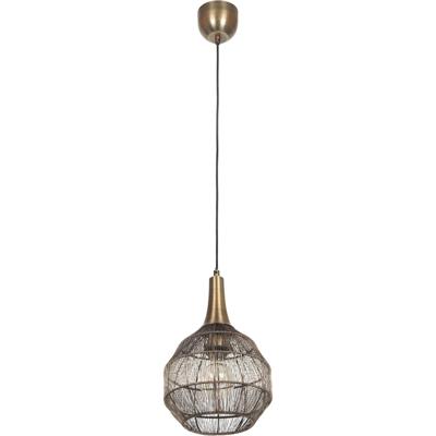 LED Hanglamp - Hangverlichting - Trion Sorana - E27 Fitting - 1-lichts - Rond - Bol - Oud Brons - Metaal