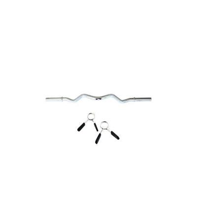 Z BICEPS BAR WITH COLLARS SPRING