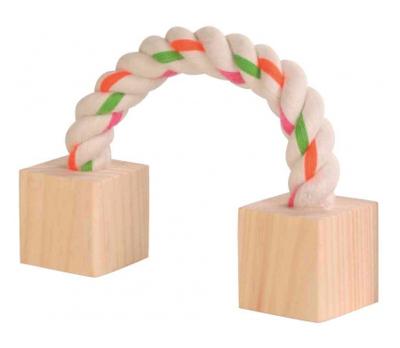 TRIXIE SPEELTOUW MET HOUT