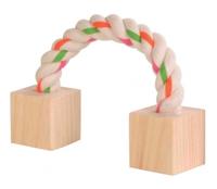 TRIXIE SPEELTOUW MET HOUT - thumbnail