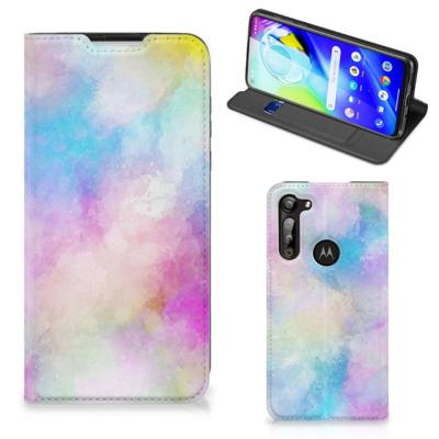 Bookcase Motorola Moto G8 Power Watercolor Light Bookcase Motorola Moto G8 Power Watercolor Light