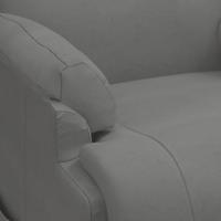 Sta-op-massagestoel kunstsuède donkergrijs - thumbnail