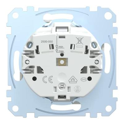 Merten MEG2301-0419 Wandcontactdoos System M Polar-wit 1 stuk(s)