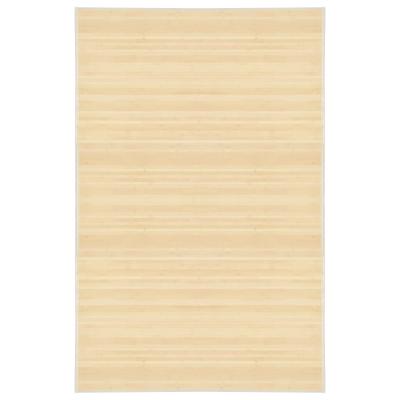 VidaXL Tapijt 100x160 cm bamboe naturel