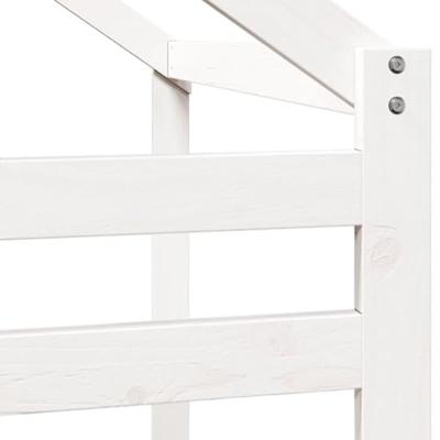 Kinderbedhuisje 198x87x113 cm massief grenenhout wit Kinderbedhuisje 198x87x113 cm massief grenenhout wit