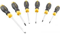 Stanley handgereedschap STHT16165-0 Cushiongrip Schroevendraaierset 6-delig: PH, Parallel, Standaard STHT16165-0 - thumbnail