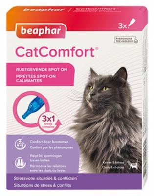 Beaphar CatComfort No Stress Spot On voor de kat 3 pipetten Beaphar CatComfort No Stress Spot On voor de kat 3 pipetten