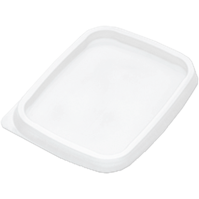 Deksel | kunststof cup | PP | rechthoekig | 108x82x transparant | 1000 stuks