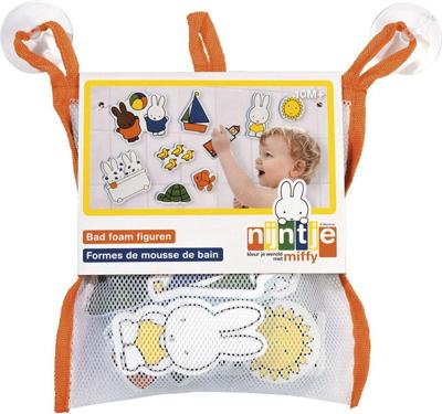 Bambolino Toys Badfiguren nijntje in opbergnetje, 9st.