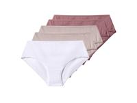 esmara Set van 5 dames onderbroeken (Roze/wit, S (36/38)) - thumbnail
