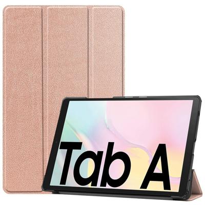 3-Vouw sleepcover hoes - Samsung Galaxy Tab A7 (2020) - Rose Goud 3-Vouw sleepcover hoes - Samsung Galaxy Tab A7 (2020) - Rose Goud