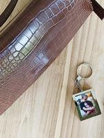 Deknudt Fotosleutelhanger met jeton voor winkelkar in zilverkleur S59NC1 - thumbnail