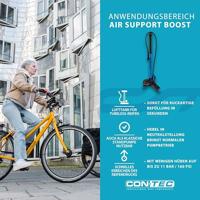 CONTEC hogedruk handpomp "air support booster". ct hand compressors air support boost black/blue - thumbnail