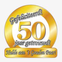 Huldeschild 50 Jaar Getrouwd - thumbnail