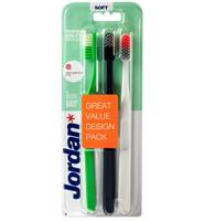 Jordan Tandenborstel clean smile soft 3 Stuks - thumbnail