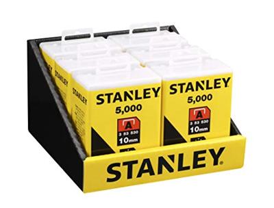 Stanley nietjes 10 mm type A 5000 stuks