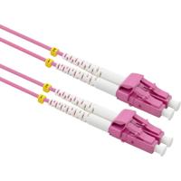 VALUE F.O. Kabel 50/125µm OM4, LC/LC, low-Loss connector , violet, 1 m - thumbnail