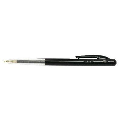 Balpen Bic M10 medium zwart met EAN | 50 stuks