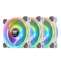 Thermaltake Riing Trio 12 RGB Radiator Fan White TT Premium Edition PC-ventilator Wit (b x h x d) 120 x 25 x 120 mm Incl. LED-verlichting - thumbnail
