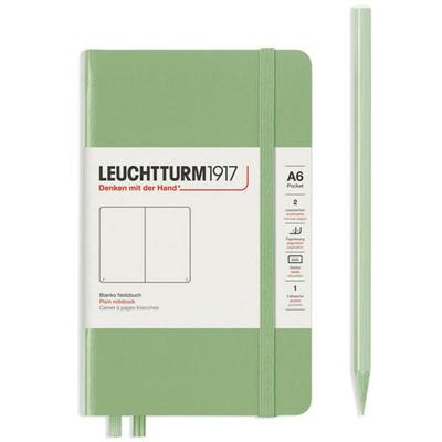 Leuchtturm Sage, Pocket (A6), 187 p., plain